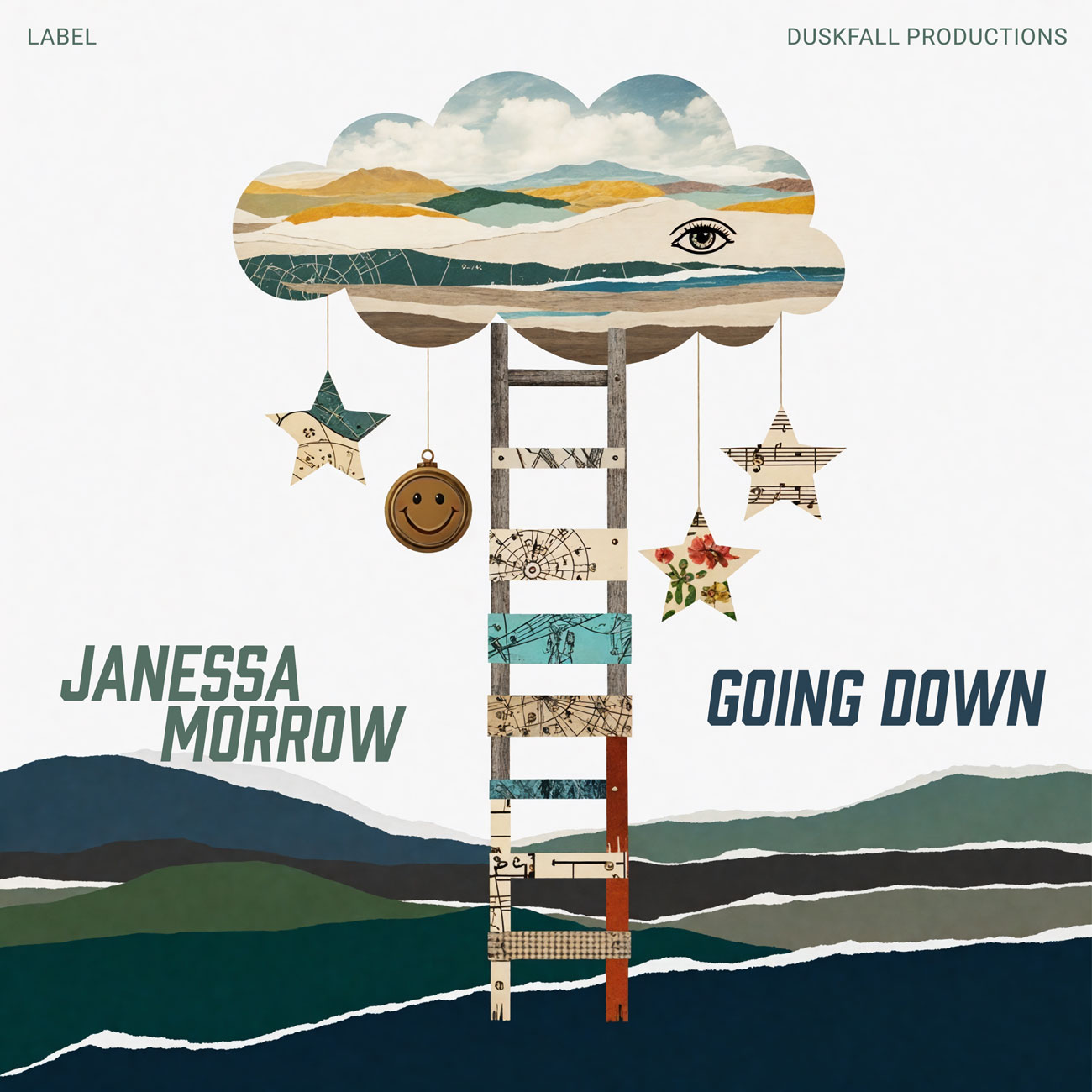 2D view of Premade Indie & Folk Music Album Cover - Cararra #17931 | AlbumArtZone*