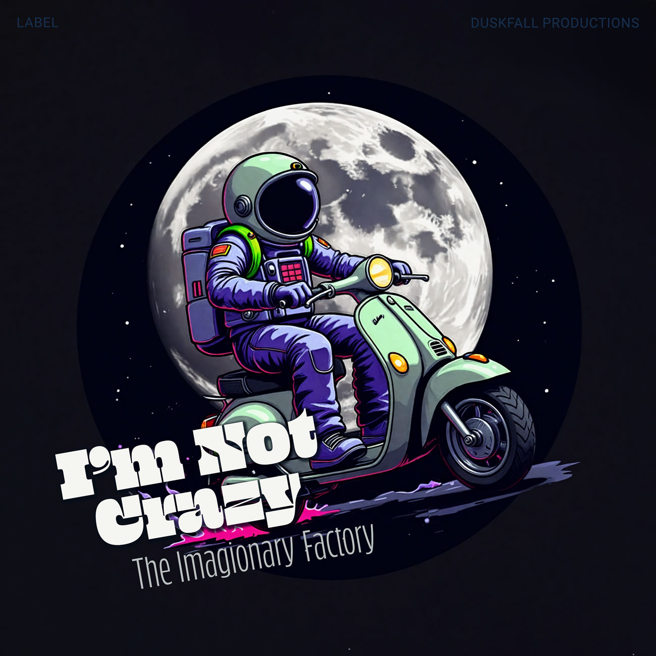 2D view of Premade Pop Album Cover - Ebony #18021 | AlbumArtZone*