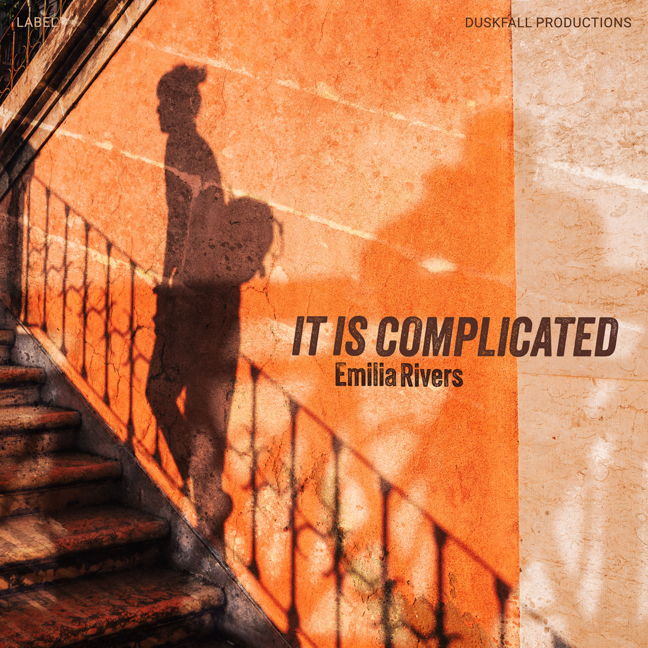 2D view of Premade Pop Album Cover - Apricot #18066 | AlbumArtZone*