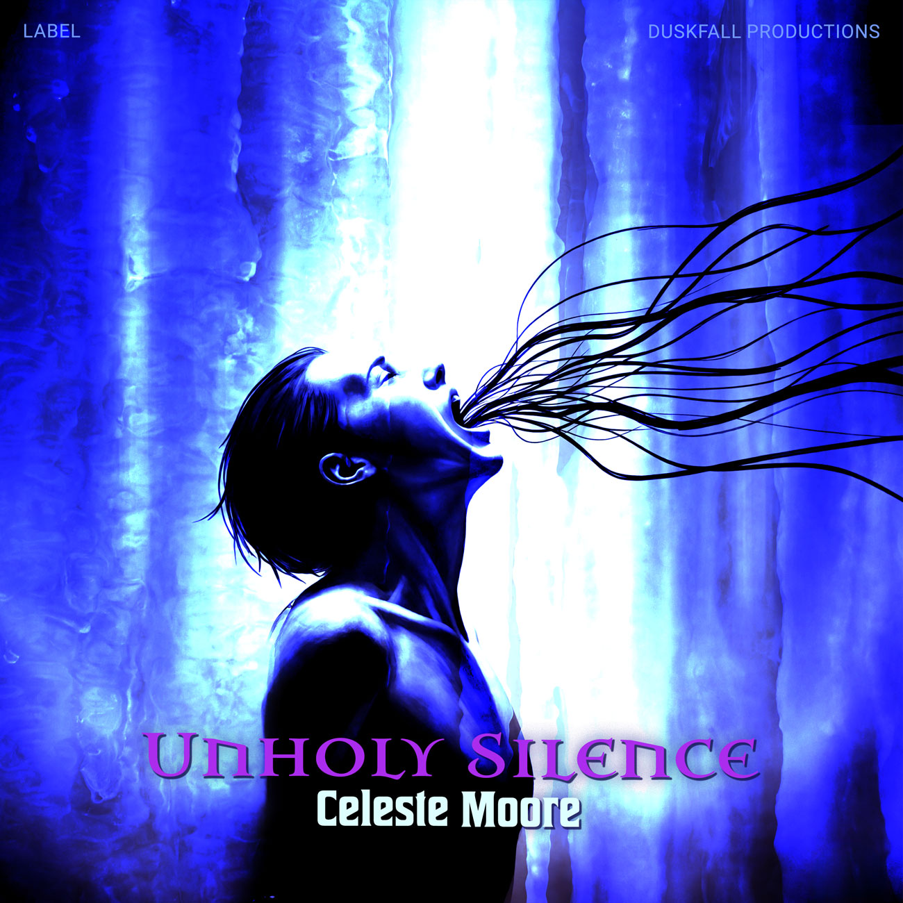 2D view of Premade Electronica & Ambient Book Cover - Royal Blue #18112 | AlbumArtZone*