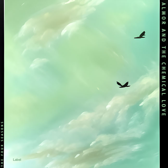 2D view of Premade Contemporary Music Album Cover - Moss Green #21031 | AlbumArtZone*