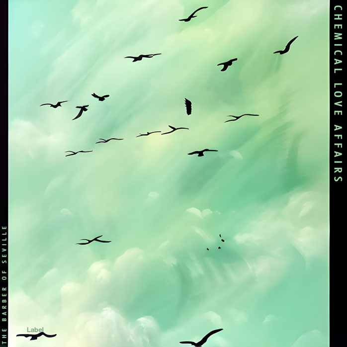 2D view of Premade Contemporary Music Album Cover - Moss Green #21032 | AlbumArtZone*