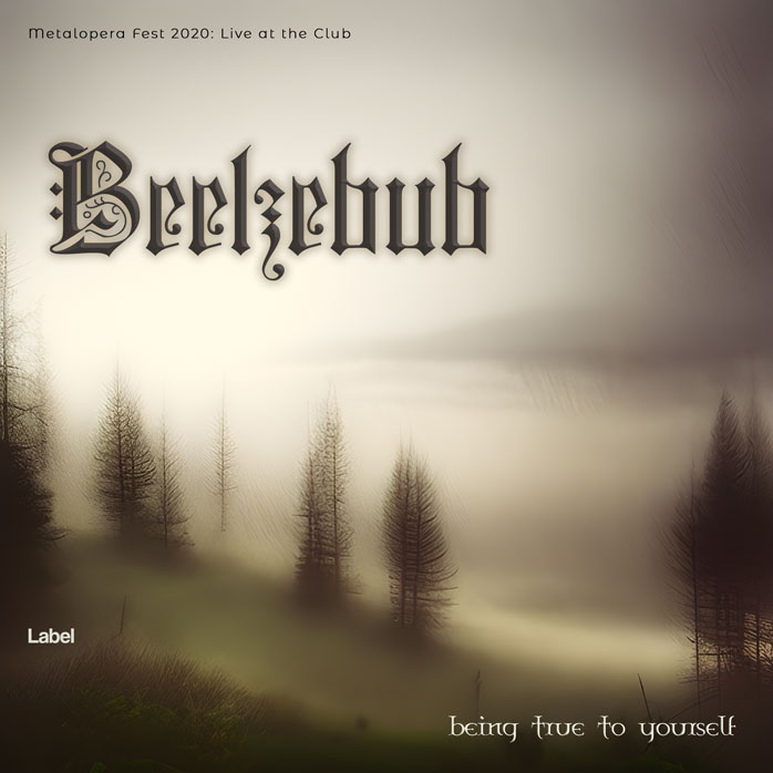 2D view of Premade Heavy Metal & Gothic Metal Book Cover - Soft Amber #21444 | AlbumArtZone*