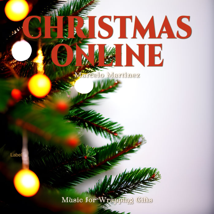 2D view of Premade Christmas Music Book Cover - Mischka #21495 | AlbumArtZone*