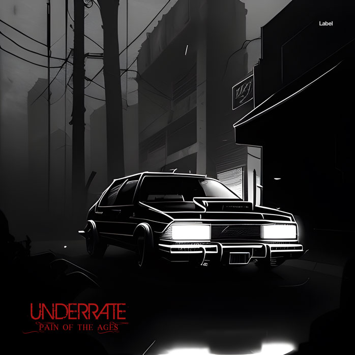2D view of Premade Heavy Metal & Gothic Metal Album Cover - Cod Gray #21905 | AlbumArtZone*