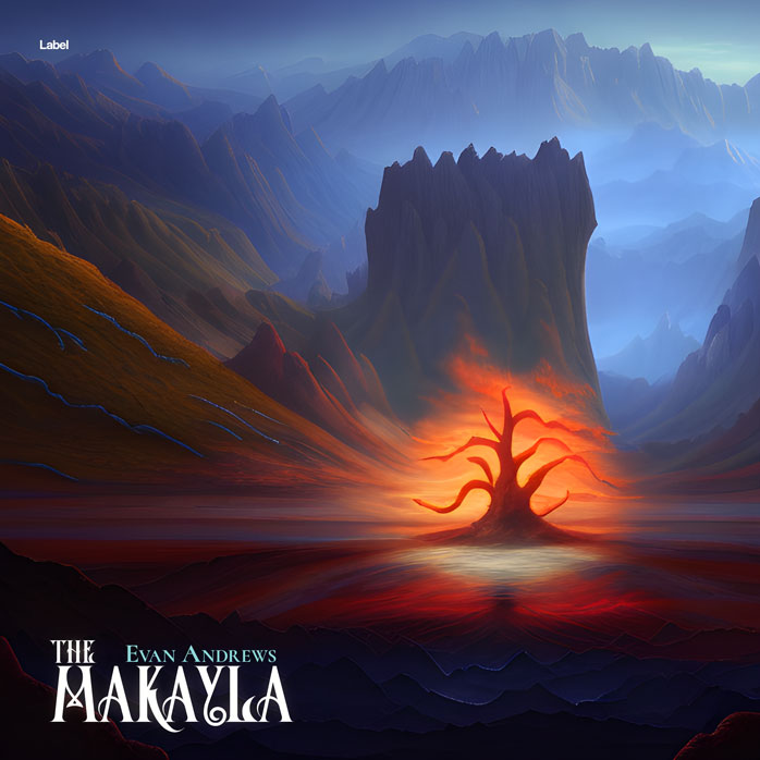 2D view of Premade New Age Album Cover - Blackcurrant #21947 | AlbumArtZone*