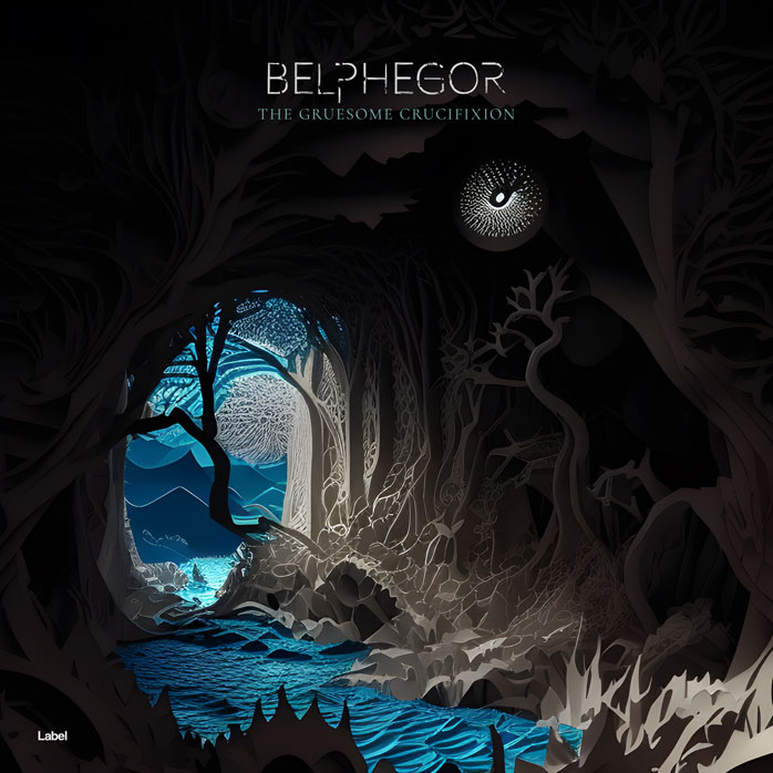 2D view of Premade Heavy Metal & Gothic Metal Album Cover - Woodsmoke #21949 | AlbumArtZone*