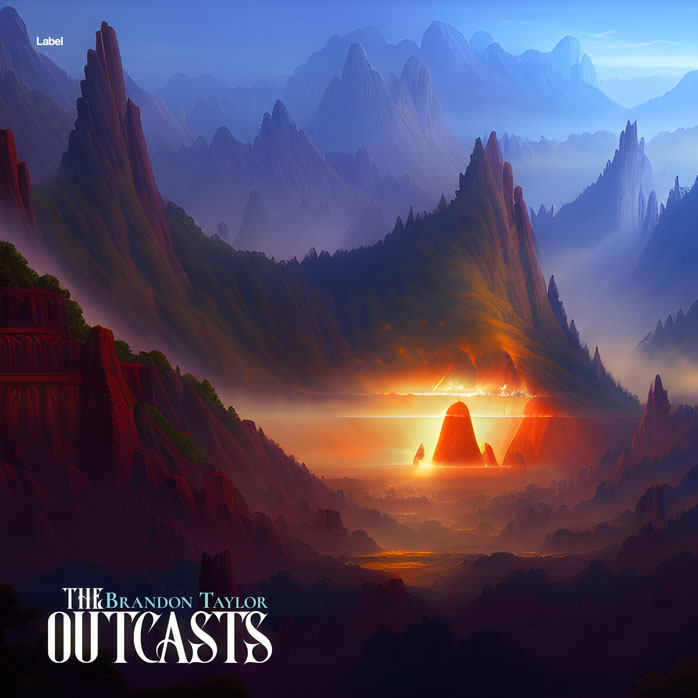2D view of Premade New Age Album Cover - Bleached Cedar #22010 | AlbumArtZone*