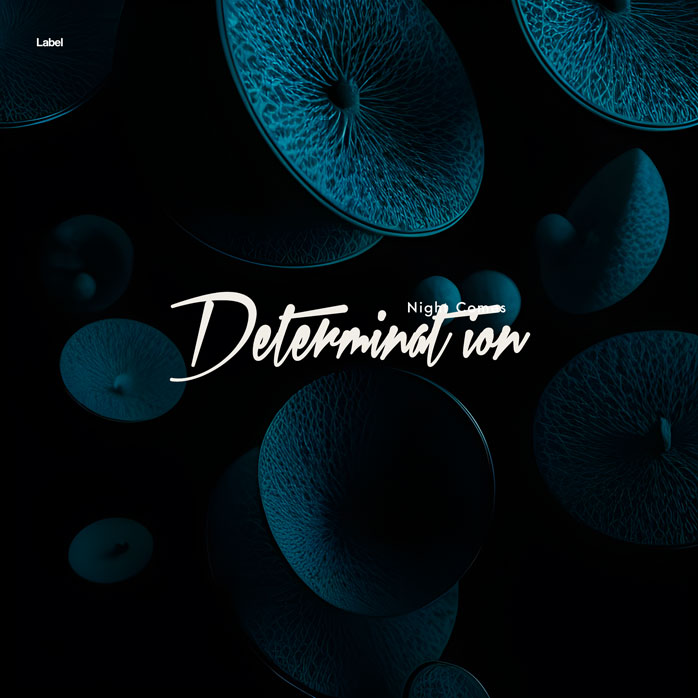 2D view of Premade Electronica & Ambient Album Cover - Black Pearl #22279 | AlbumArtZone*