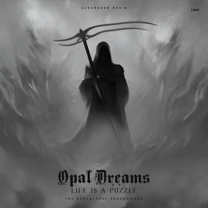 2D view of Premade Heavy Metal & Gothic Metal Album Cover - Dove Gray #22388 | AlbumArtZone*