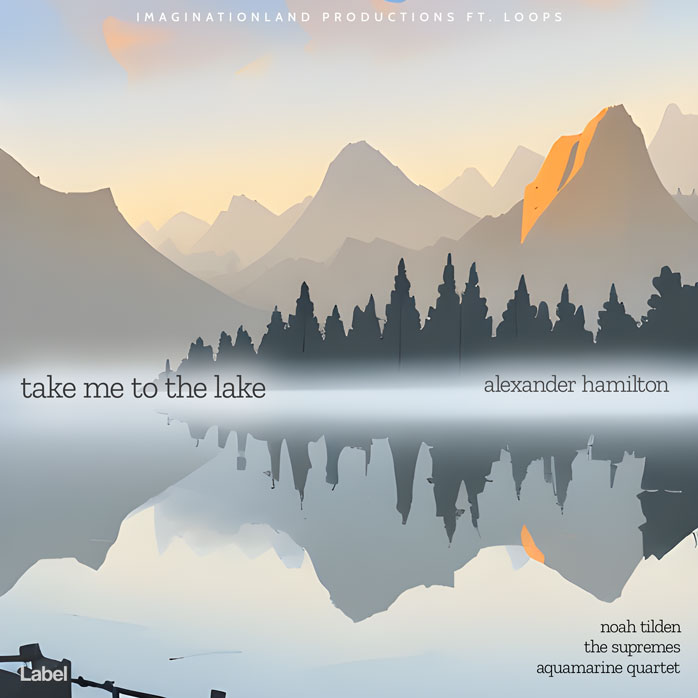 2D view of Premade Indie & Folk Music Album Cover - Gray Nickel #22655 | AlbumArtZone*