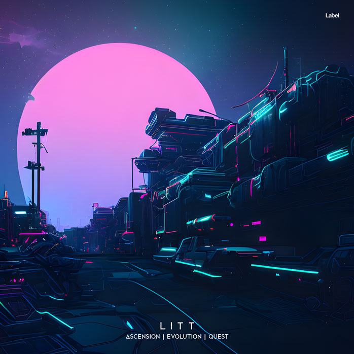 2D view of Premade EDM, House & Dub Album Cover - Lavender #22801 | AlbumArtZone*