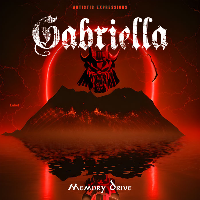 2D view of Premade Heavy Metal & Gothic Metal Book Cover - Rustic Red #23056 | AlbumArtZone*