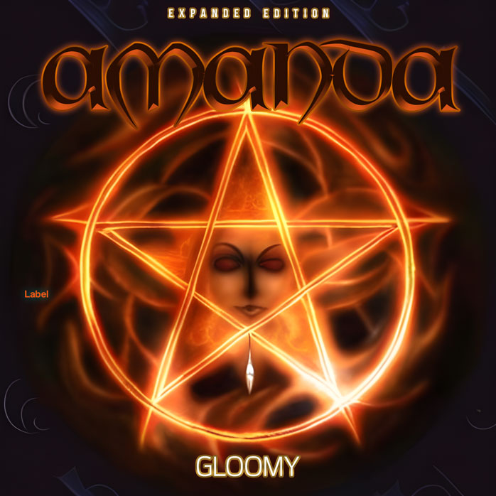 2D view of Premade Heavy Metal & Gothic Metal Album Cover - Red Damask #23076 | AlbumArtZone*