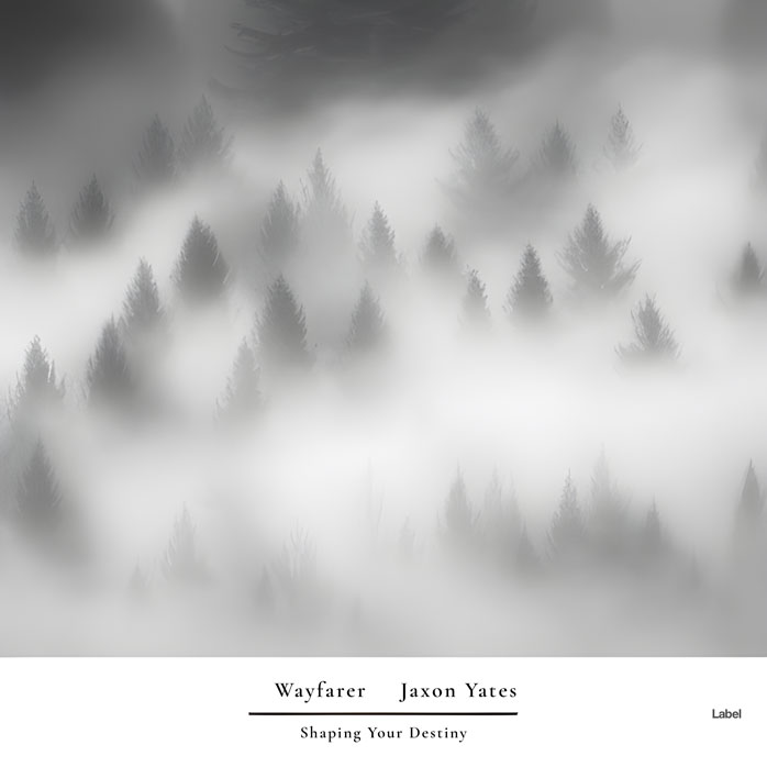 2D view of Premade Indie & Folk Music Album Cover - Silver #23116 | AlbumArtZone*