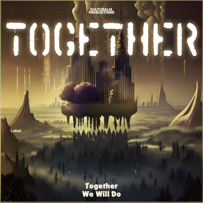 2D view of Premade Heavy Metal & Gothic Metal Album Cover - Taupe #23206 | AlbumArtZone*