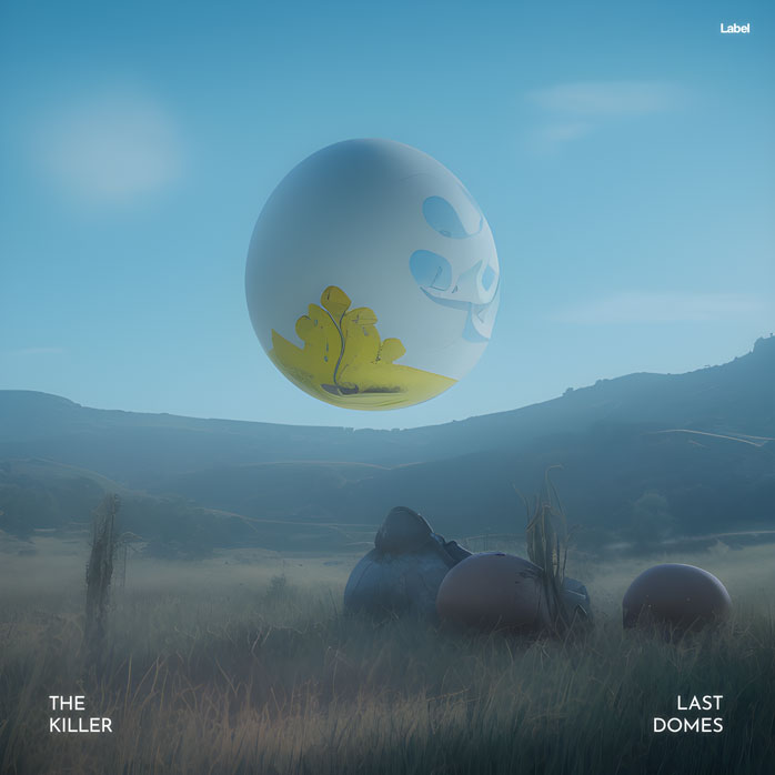 2D view of Premade Electronica & Ambient Book Cover - Hippie Blue #23322 | AlbumArtZone*