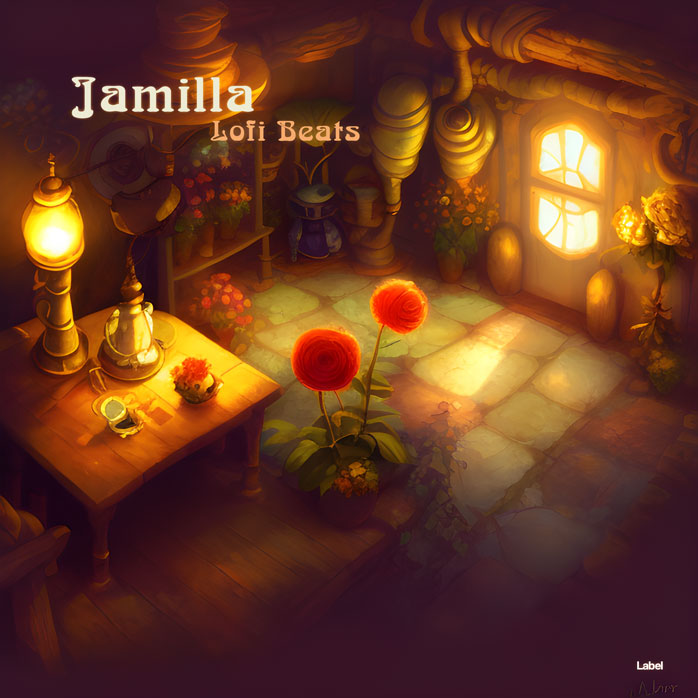 2D view of Premade Electronica & Ambient Album Cover - Cocoa Bean #23345 | AlbumArtZone*