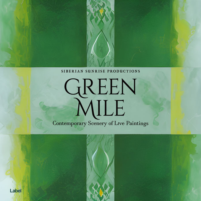 2D view of Premade Contemporary Music Book Cover - Hippie Green #23362 | AlbumArtZone*