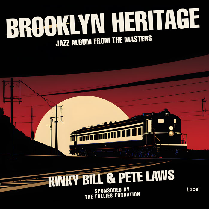 2D view of Premade Traditional Jazz & Blues Album Cover - Night Rider #23660 | AlbumArtZone*