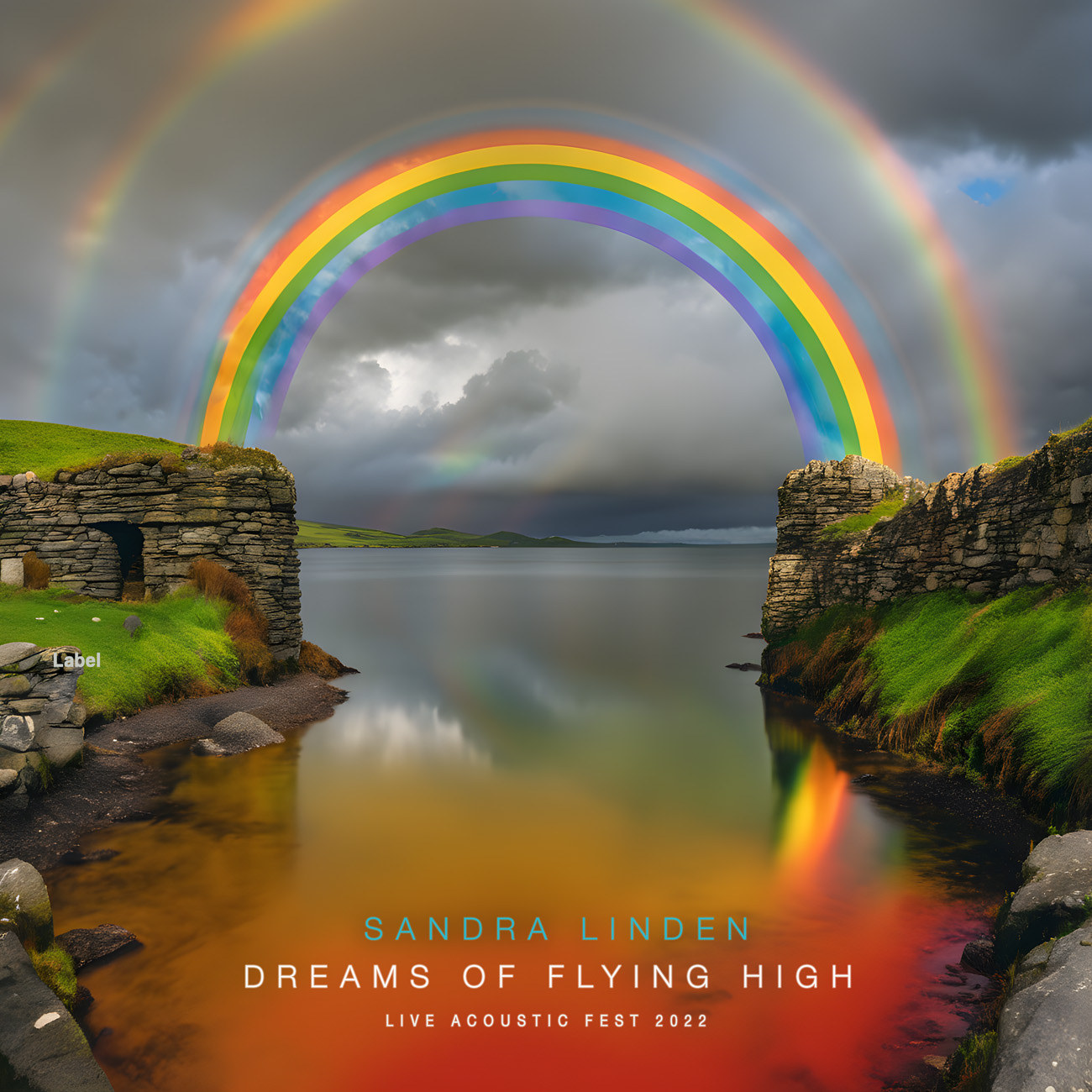 2D view of Premade Indie & Folk Music Album Cover - Shadow #23854 | AlbumArtZone*