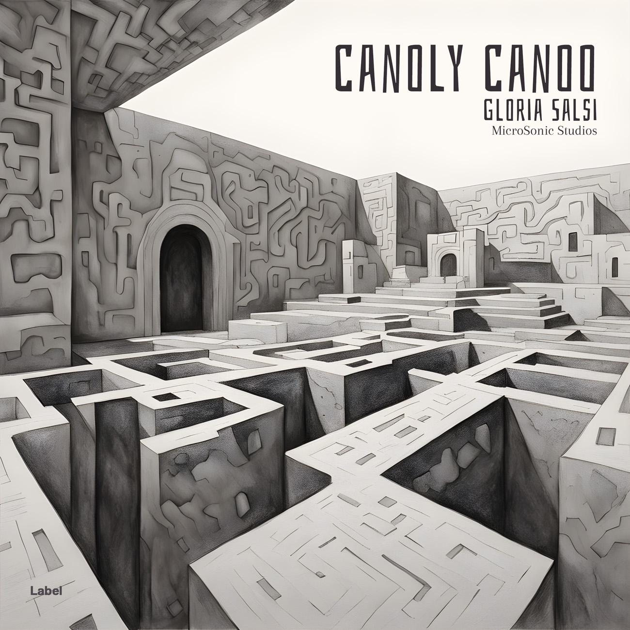 2D view of Premade Traditional Jazz & Blues Album Cover - Cloud #23872 | AlbumArtZone*