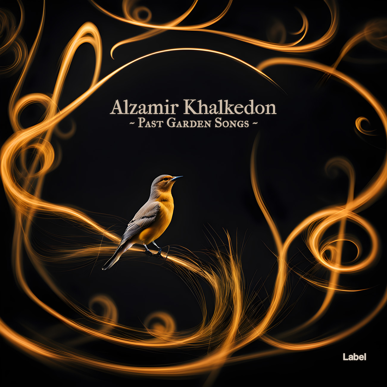 2D view of Premade Indie & Folk Music Album Cover - Cod Gray #23896 | AlbumArtZone*