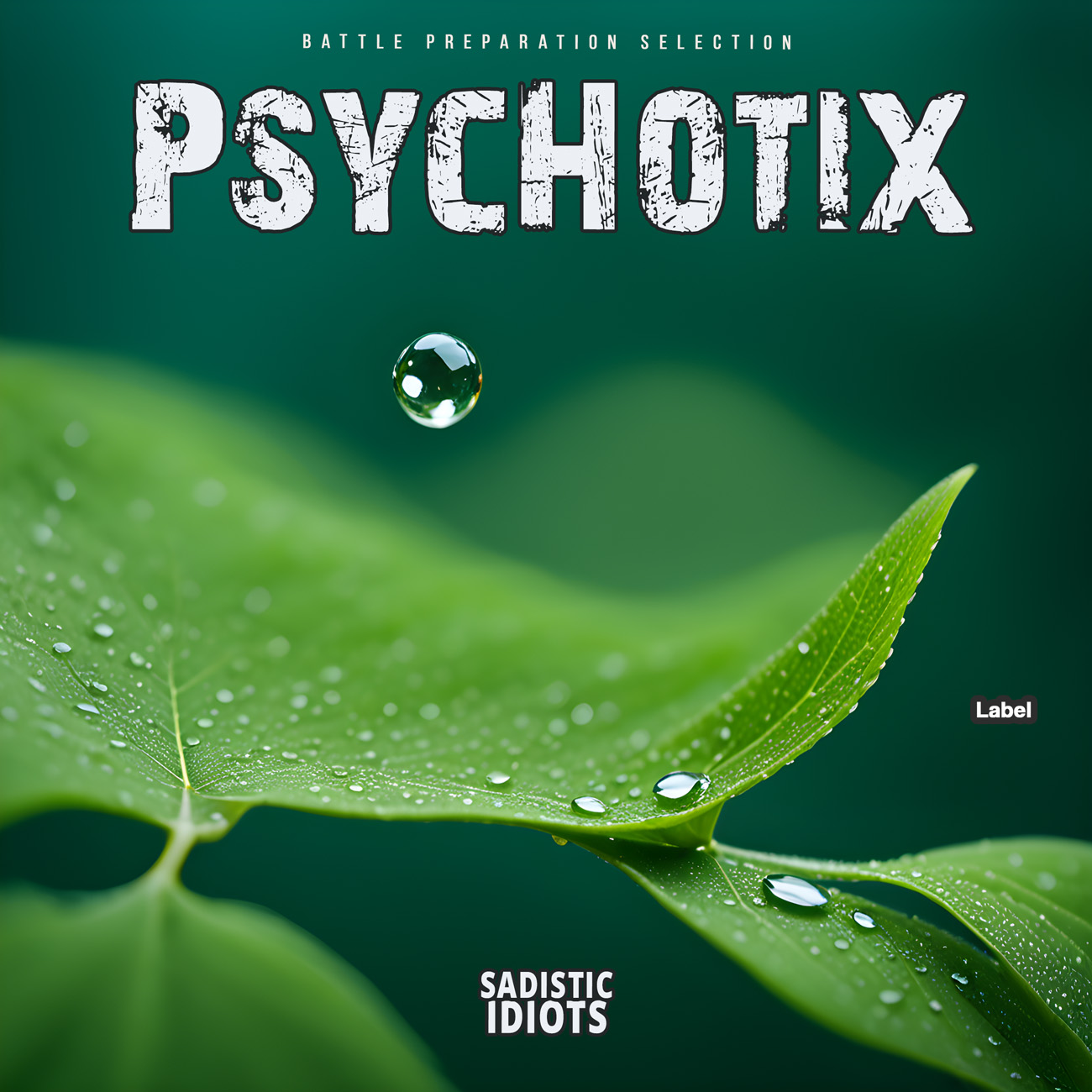 2D view of Premade Indie & Folk Music Album Cover - Green Pea #24021 | AlbumArtZone*