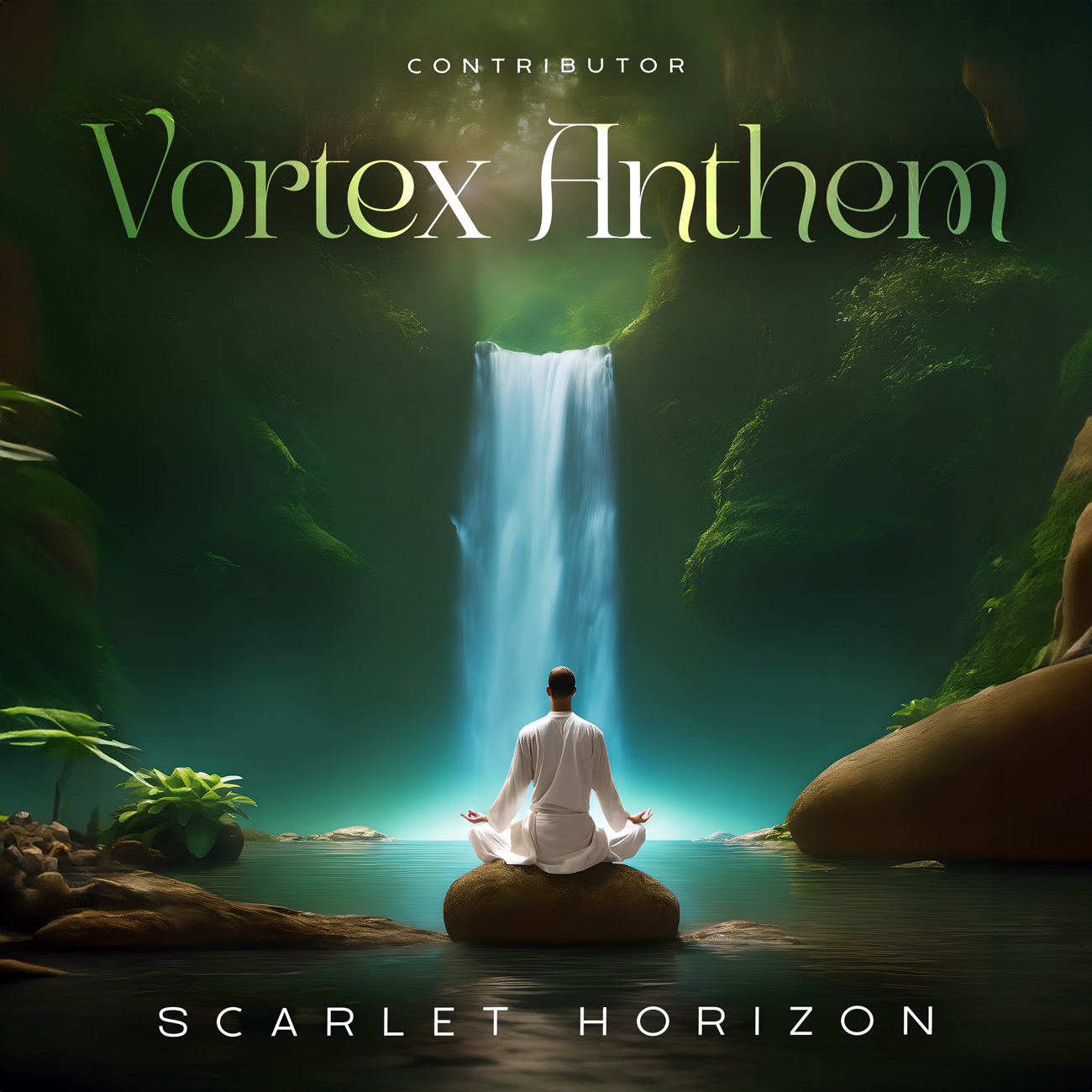 Premade Book Cover Green Kelp