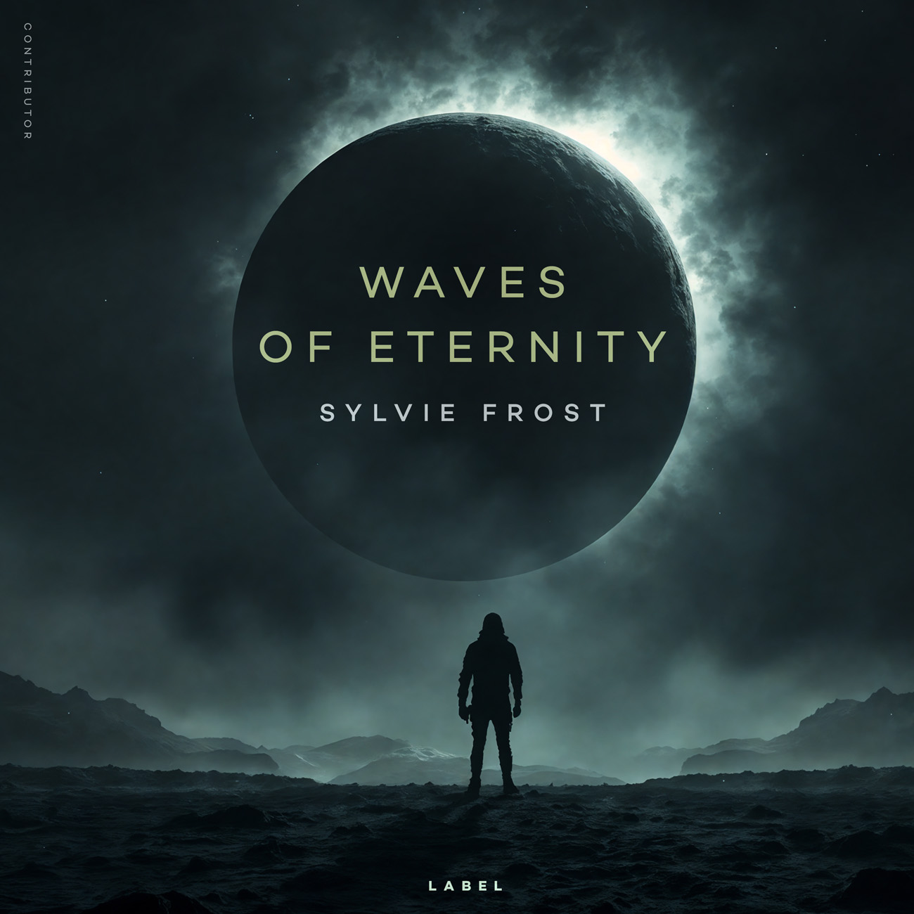 Premade Book Cover Outer Space