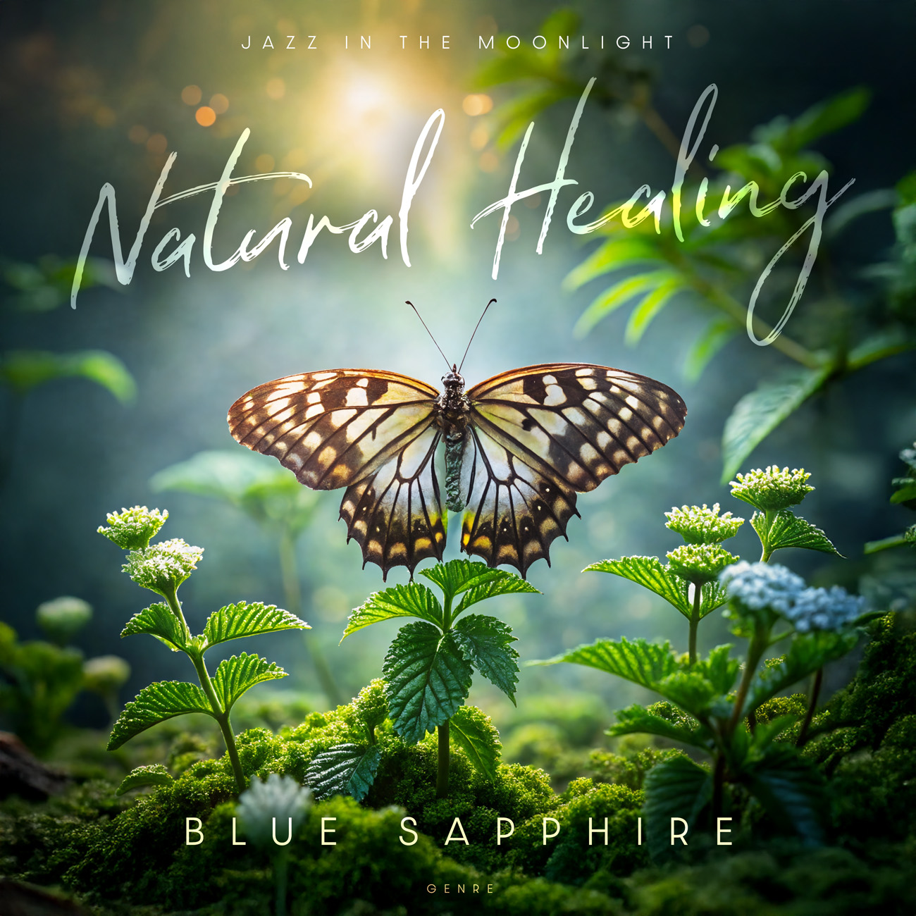 Premade Book Cover Green Kelp