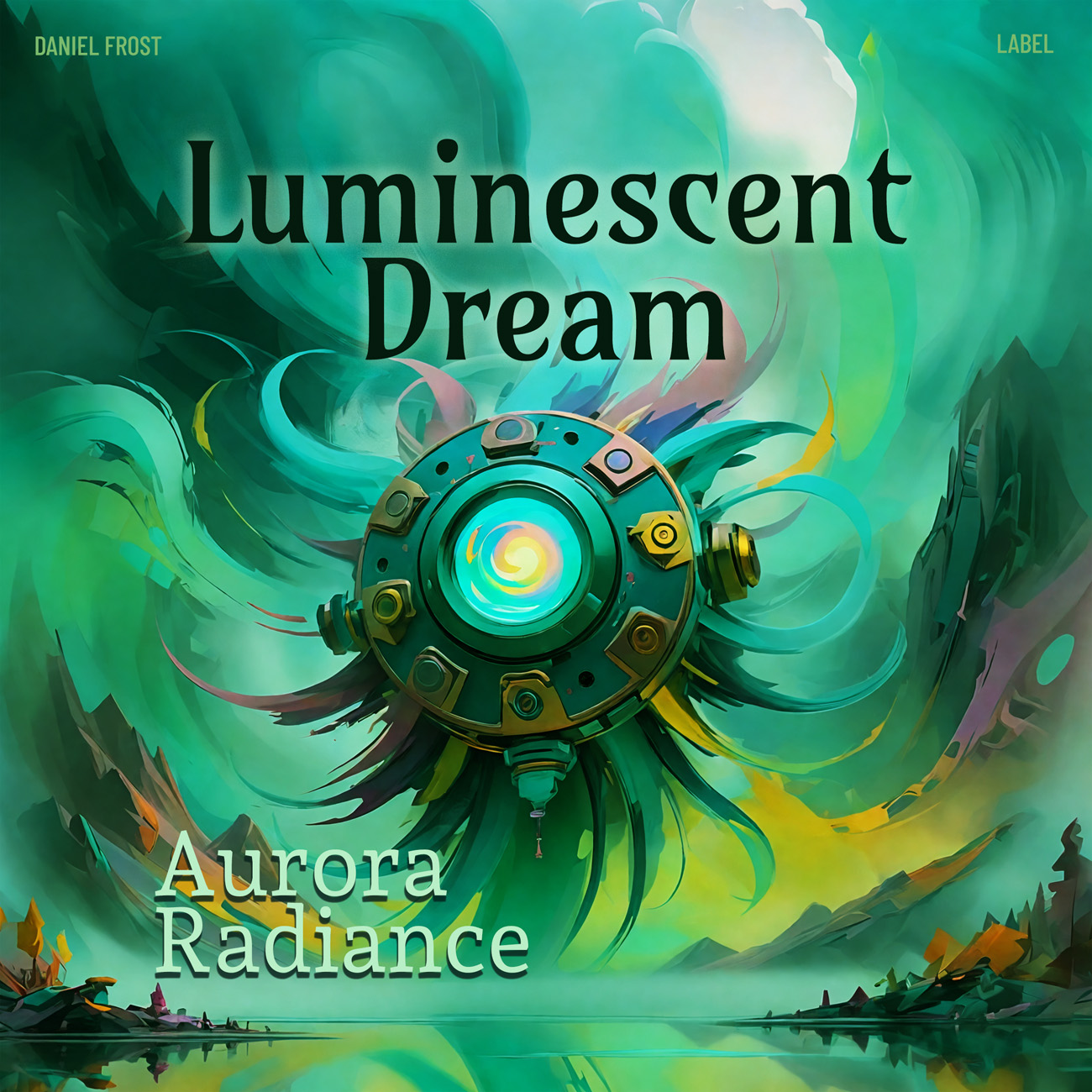 Premade Book Cover Sea Green