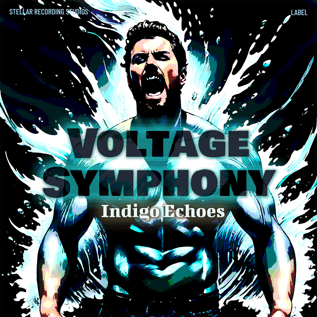 Premade Book Cover Jagged Ice