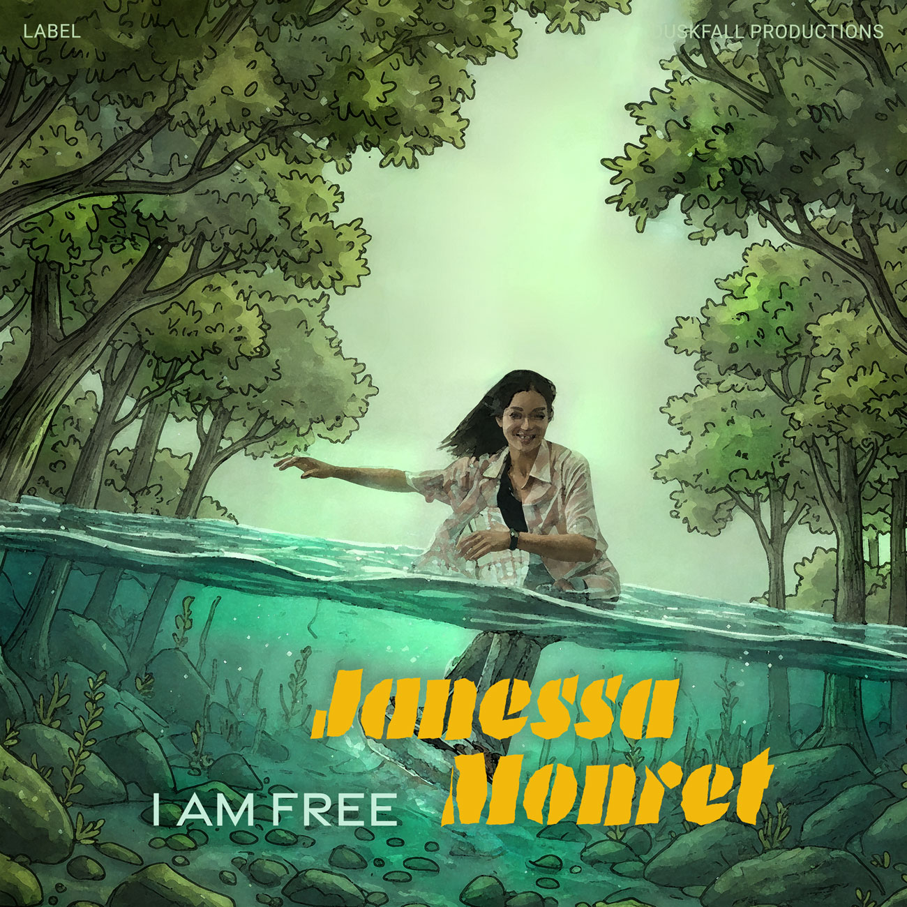 Premade Book Cover Axolotl