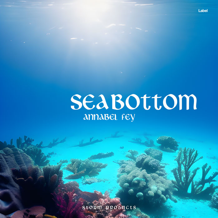 Premade Book Cover Curious Blue