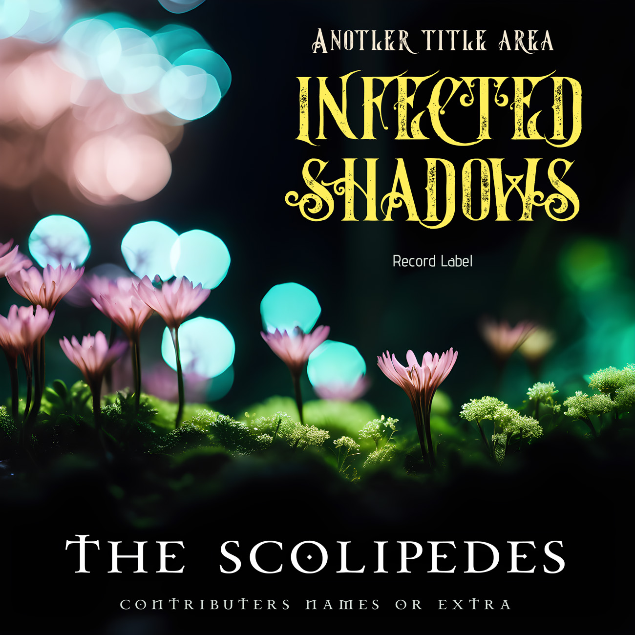 Premade Book Cover Thistle Green