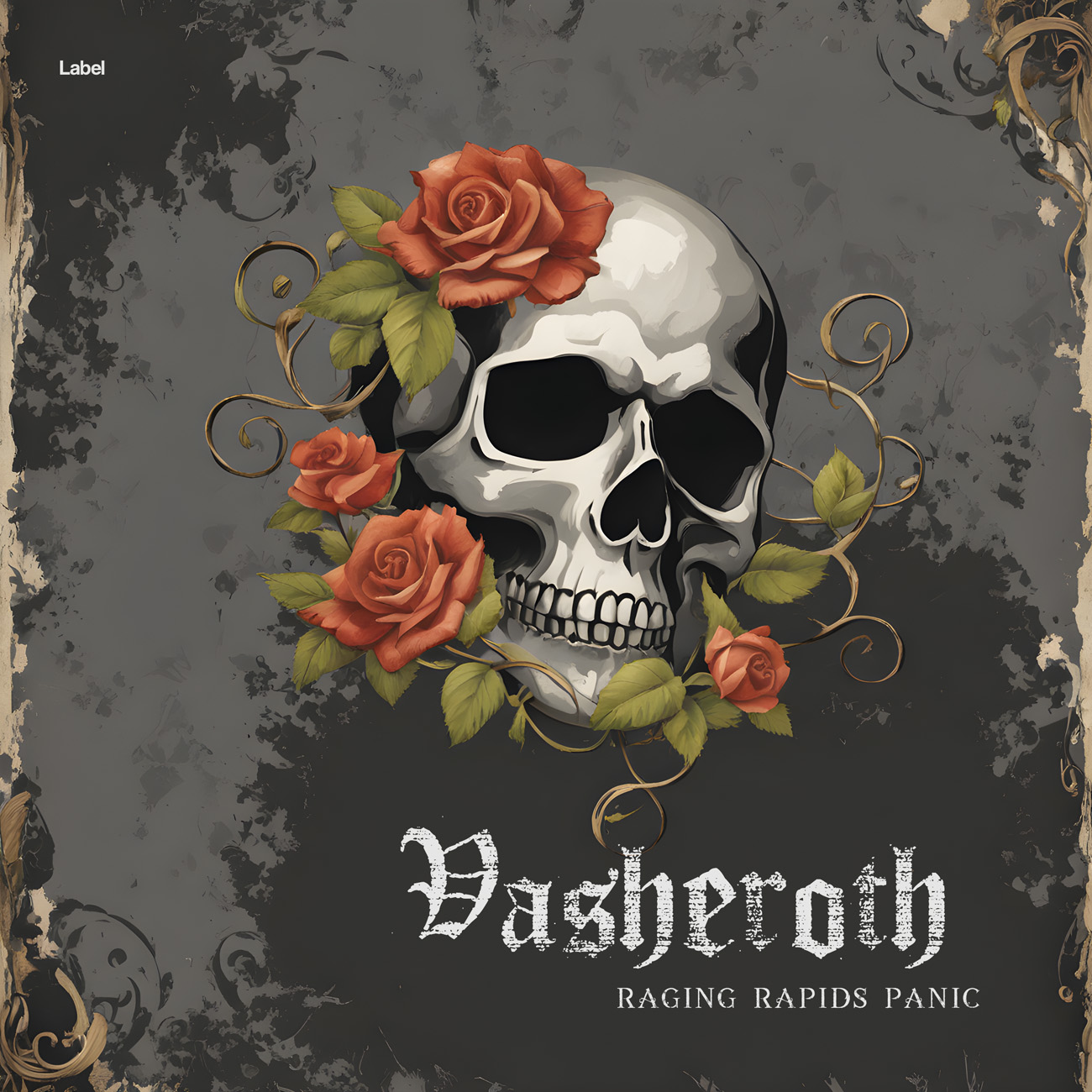 Premade Book Cover Fuscous Gray